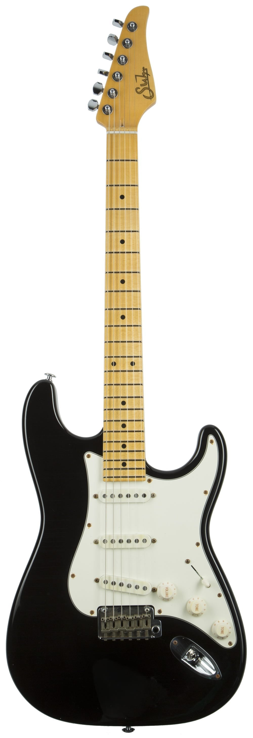Suhr Classic S Antique SSS Guitar - Black MN