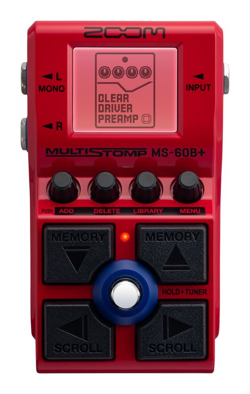 Zoom MS-60B+ MultiStomp Bass Multi-Effects Pedal