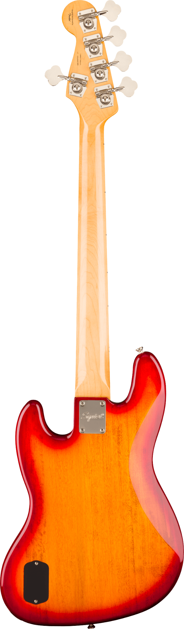 Squier Classic Vibe Active '70s Jazz Bass V - Laurel Fingerboard - White Pearloid Pickguard - Sienna Sunburst