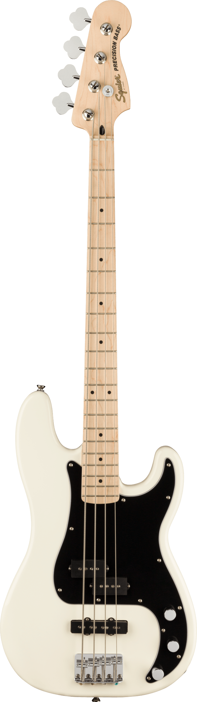 Squier Affinity Series Precision Bass PJ - Black Pickguard / Olympic White