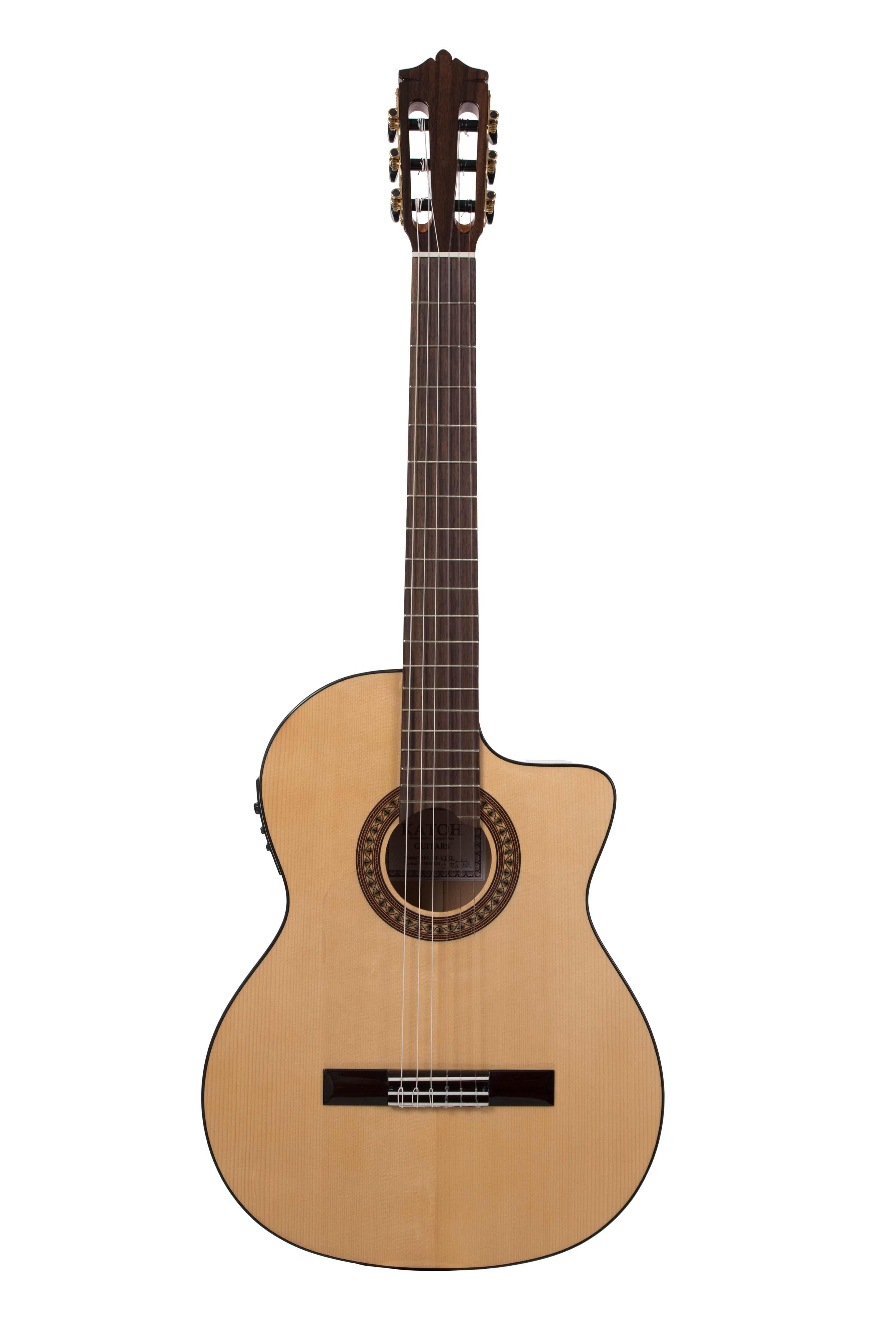 Katoh KF-CEQ Flamenco Guitar w/Pickup - Spruce / Agathis