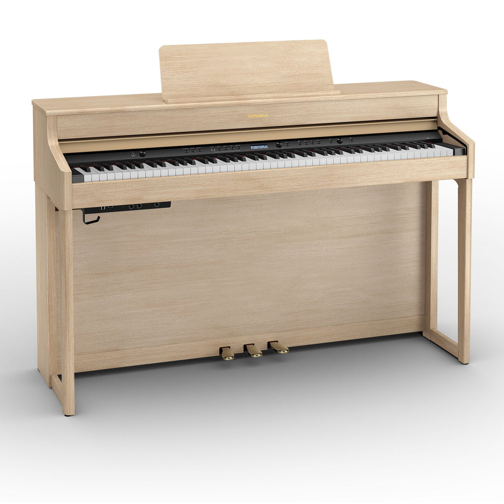 Roland HP702 SuperNatural Digital Piano w/matching bench - Light Ash