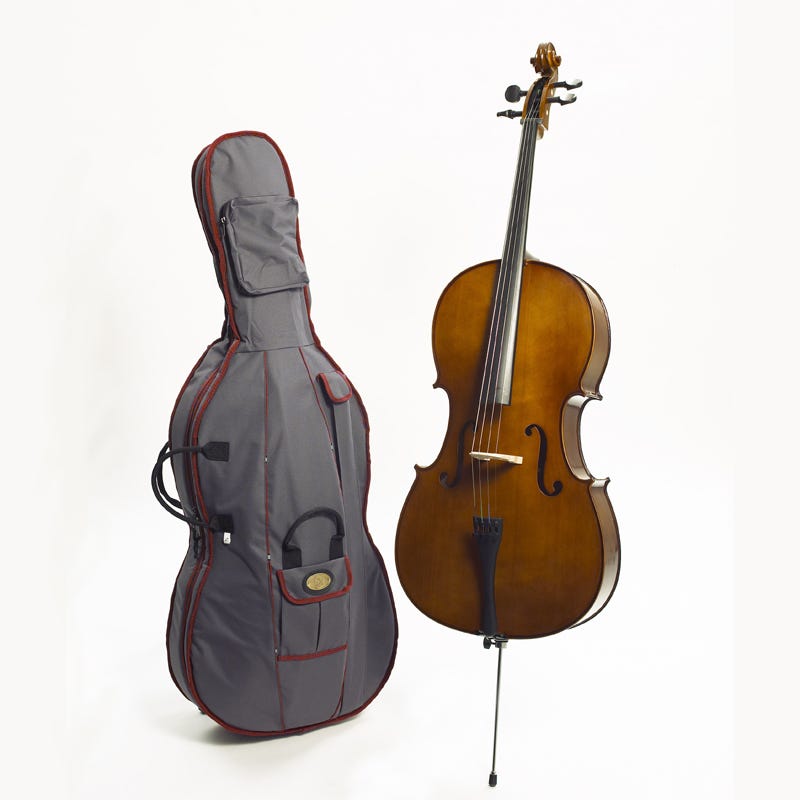 Stentor Student II Cello 4/4 size Outfit - Antique Chestnut