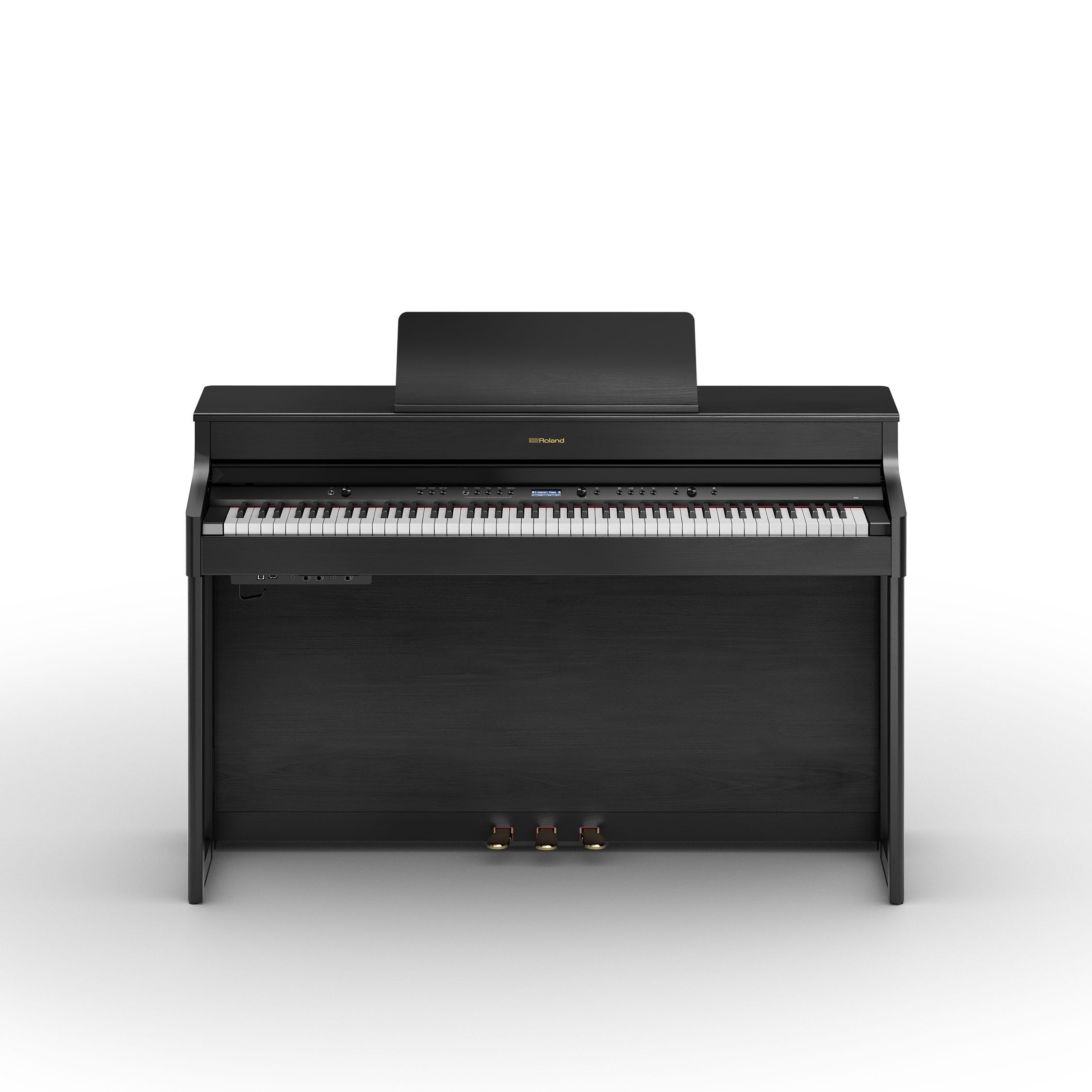 Roland HP702 SuperNatural Digital Piano w/matching bench - Charcoal