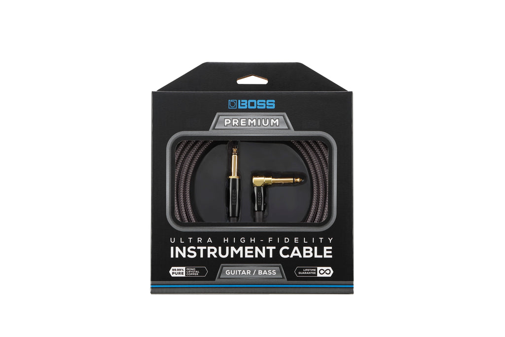 Boss BIC-P10A Premium Instrument Cable - 10ft (Straight - Angled)
