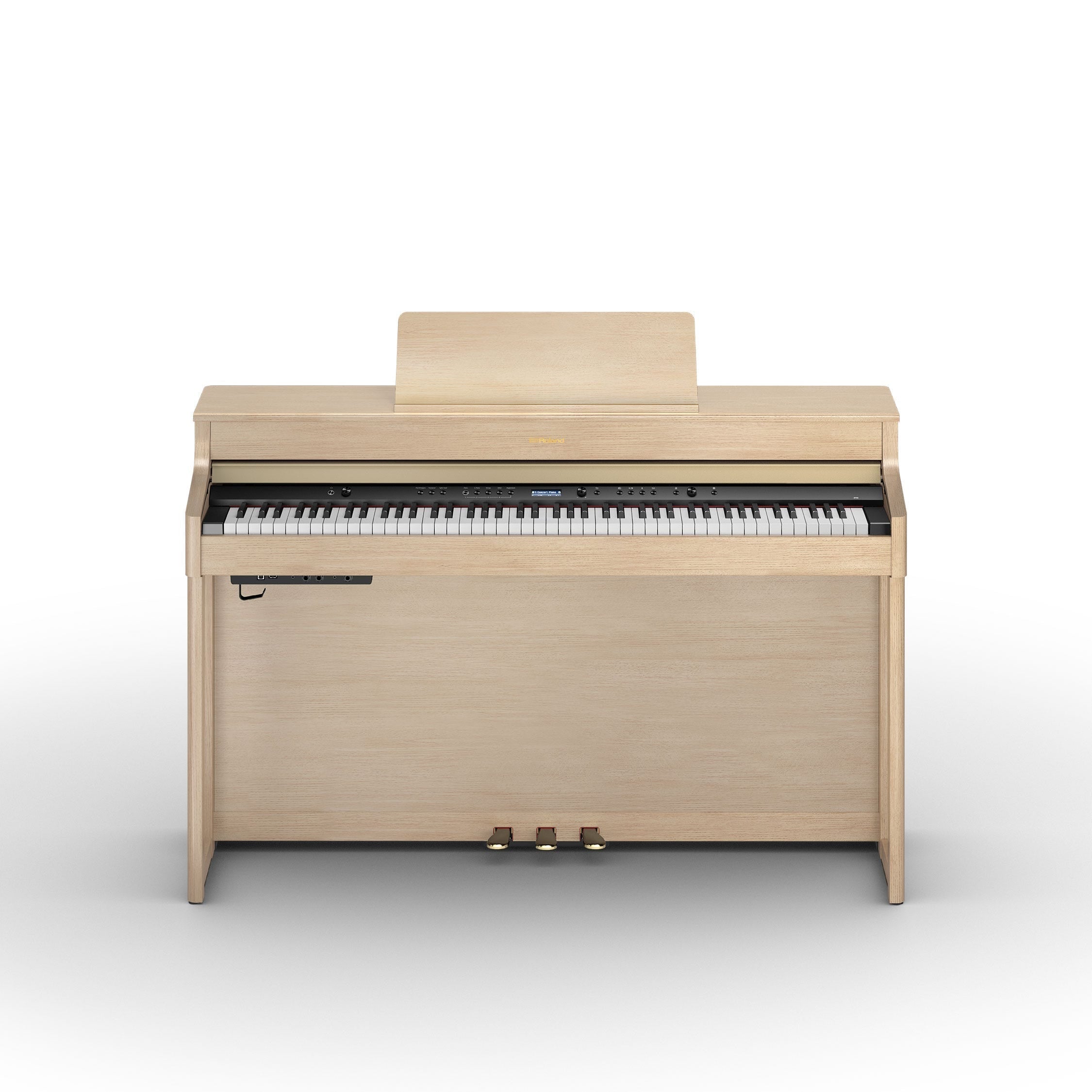 Roland HP702 SuperNatural Digital Piano w/matching bench - Light Ash