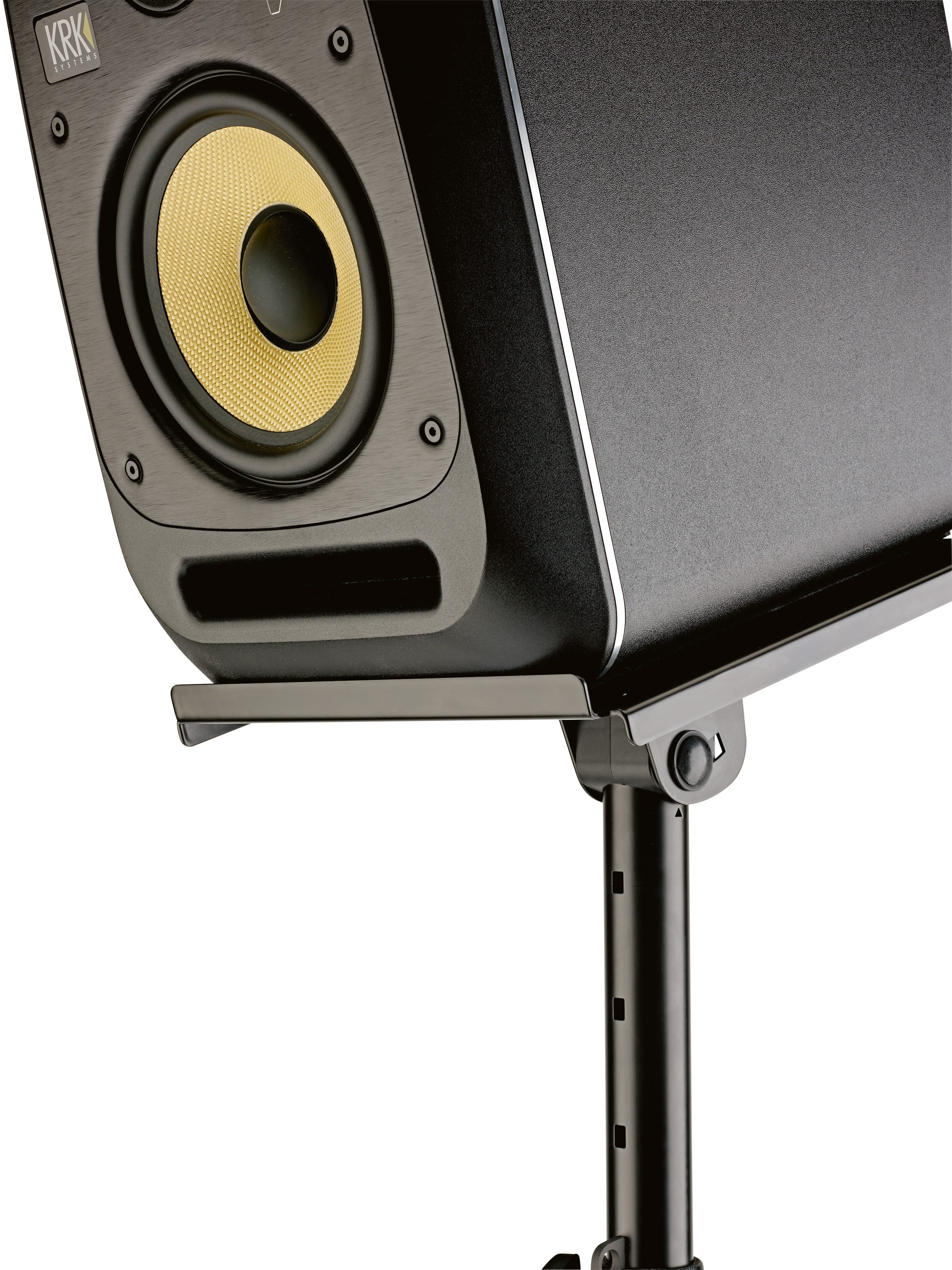 K&M Tripod Base Monitor Stand w/Adjustable Tray (KM 26754) - Single