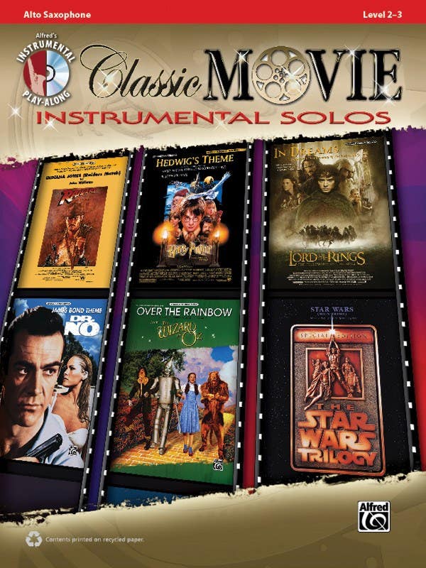 Classic Movie Intrumental Solos Alto Saxophone