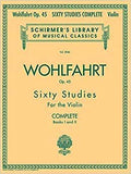 Wohlfahrt - 60 Studies Op 45 Violin Complete Bks 1-2