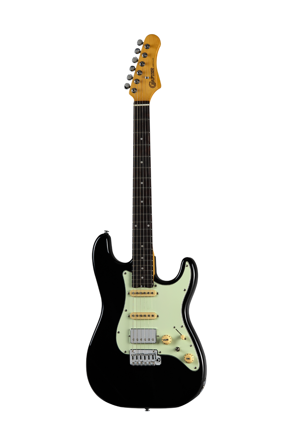 Crafter Silhouette S VVS RS CB HSS Electric Guitar - Cosmic Black