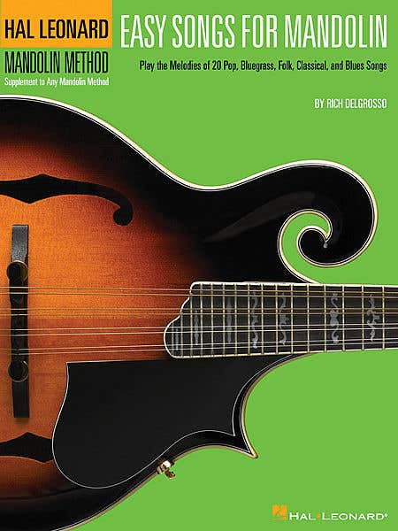 Easy Songs For Mandolin Bk Only