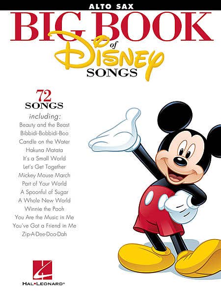 Big Book Of Disney Songs Alto Saxophone