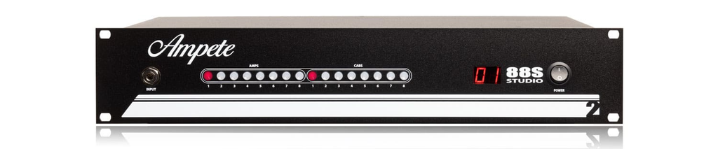 Ampete 88S-STUDIO-2 8x8 Amp + Cabinet Switcher