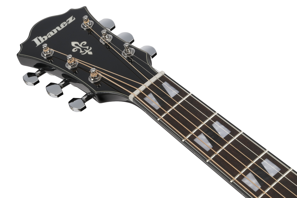 Ibanez AE170 Acoustic Guitar - Transparent Black High Gloss