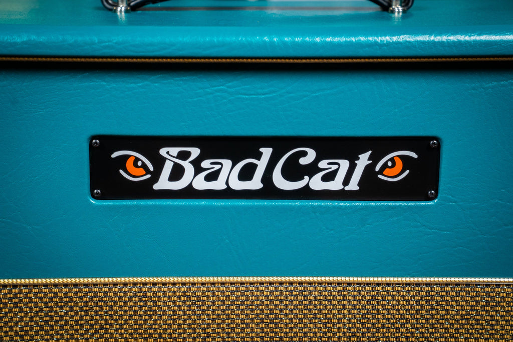 Bad Cat CUSTOM Era 30 1x12" Guitar Cab - Antique Green / Gold Piping