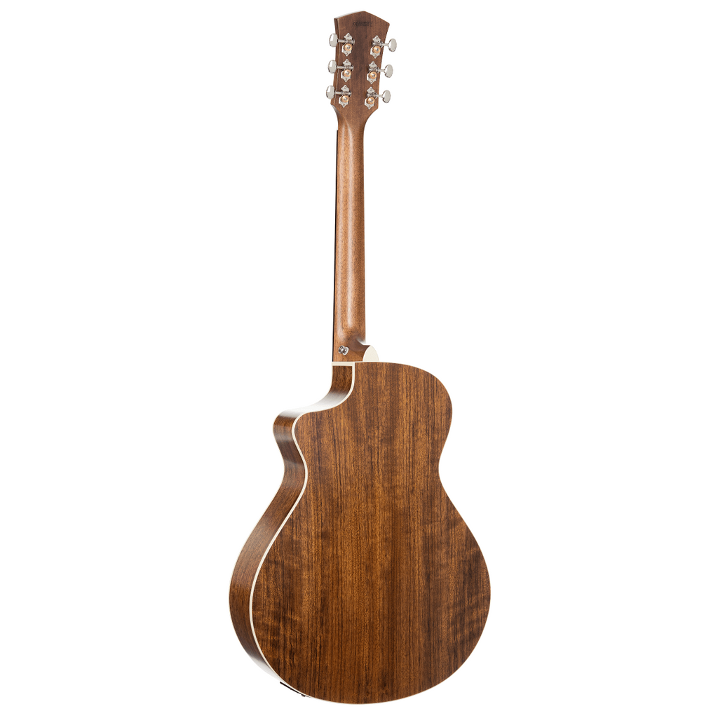 Cort Core-MC Ovangkol Acoustic Guitar - Black Top Semi Gloss