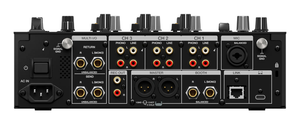 AlphaTheta DJMV5 3-channel professional DJ mixer