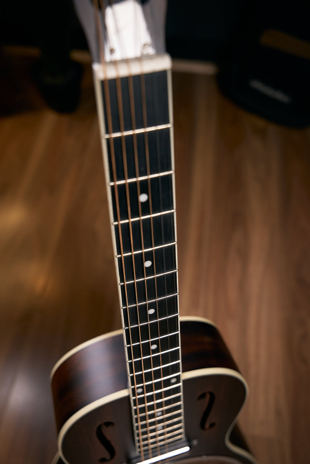 Ortega RRG30E-WB Electric Resonator w/Bag - Walnut - Pre-Owned