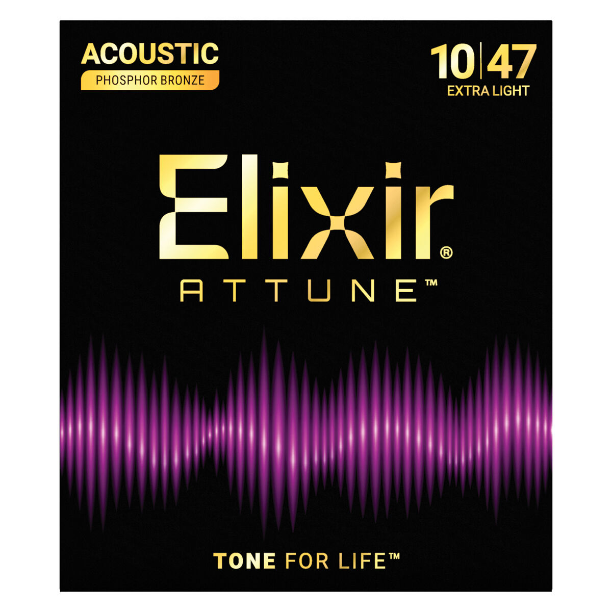 Elixir Attune Phosphor Bronze Strings - Extra Light 10-47
