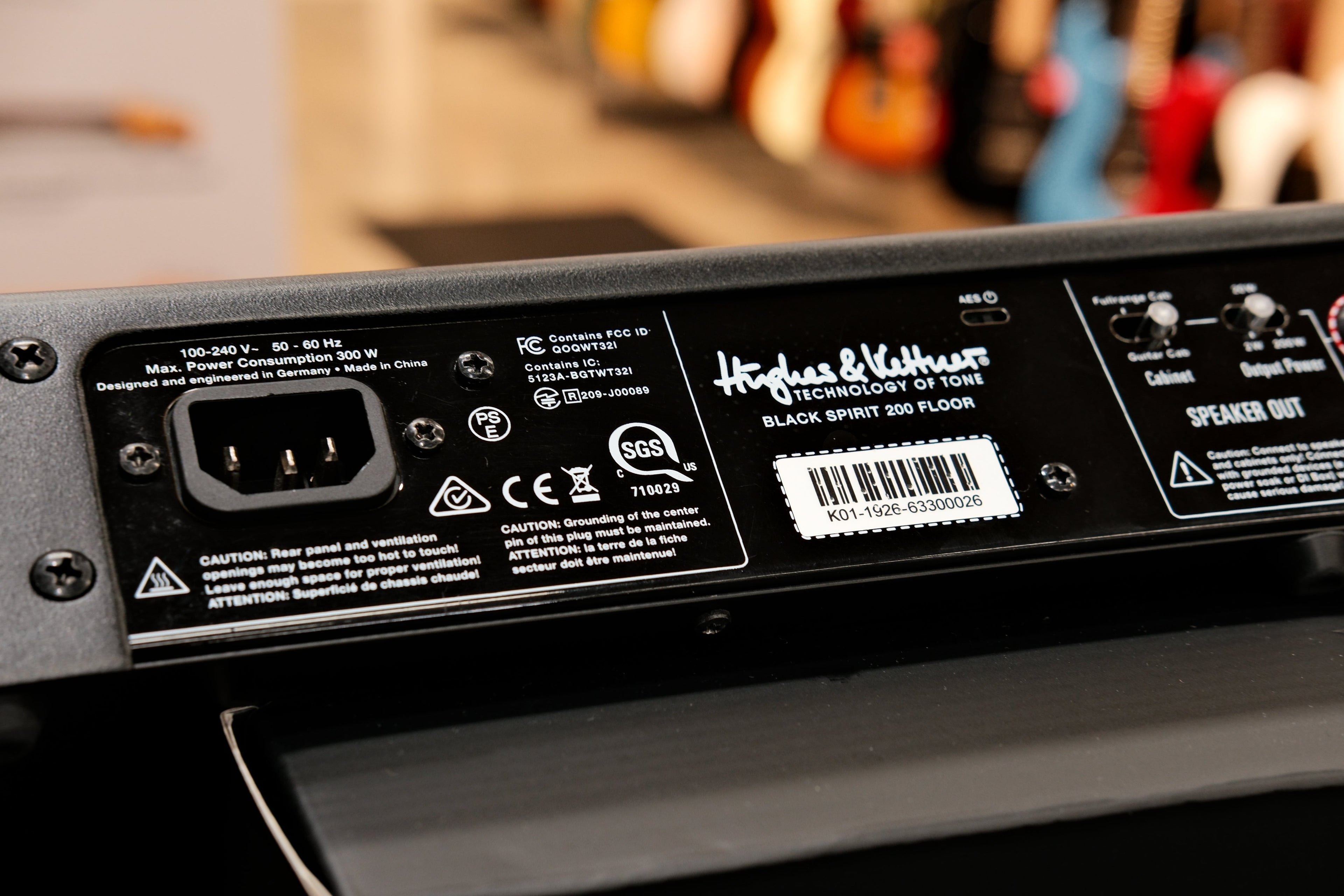 No Box / Ex-Display - Hughes and Kettner Black Spirit 200W Floor Unit
