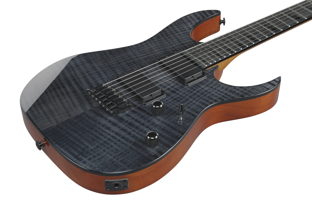 Ibanez GRGR221FA Electric Guitar - Transparent Indigo Black