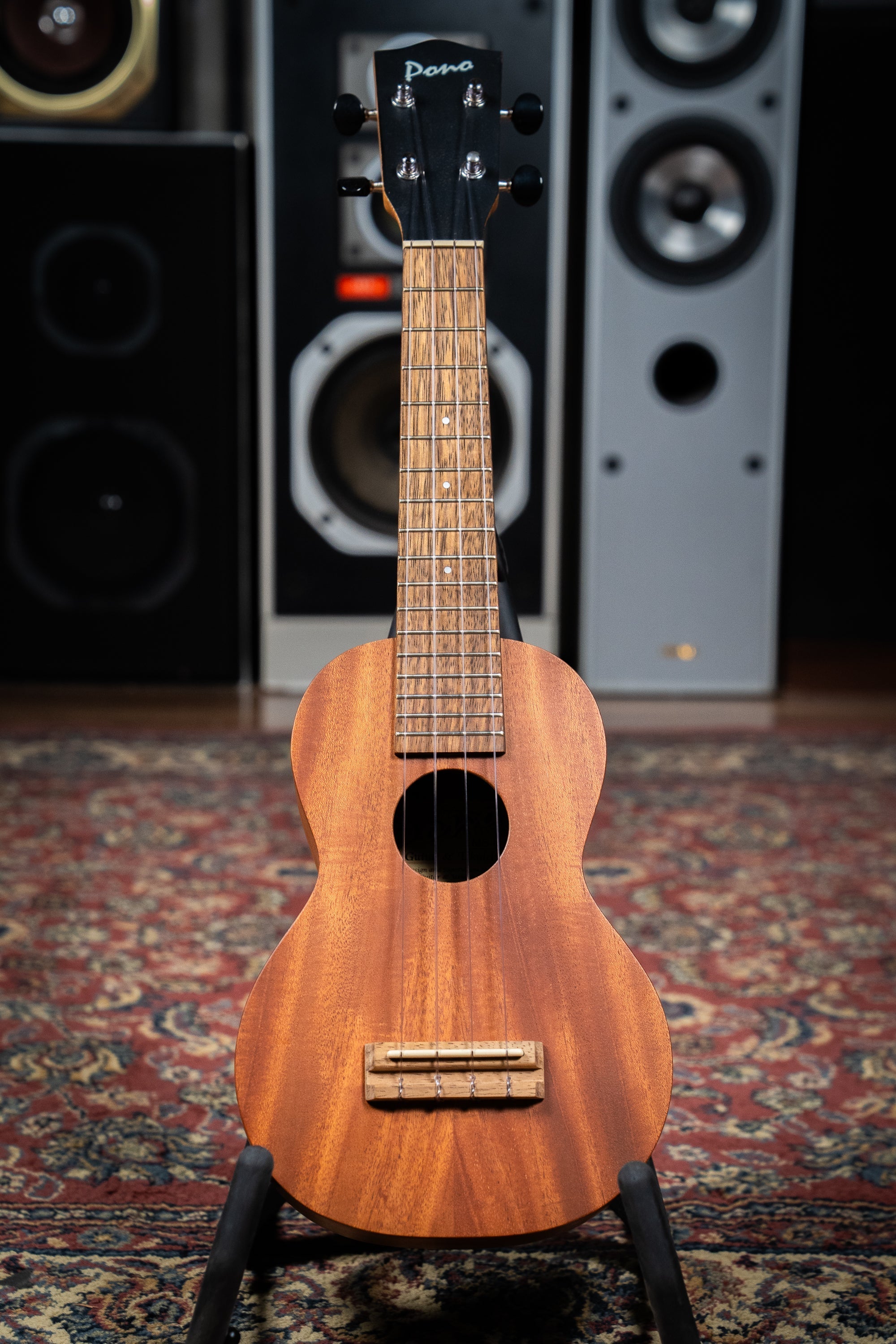 Pono MS-K Kalele Series Soprano Ukulele - Solid Mahogany
