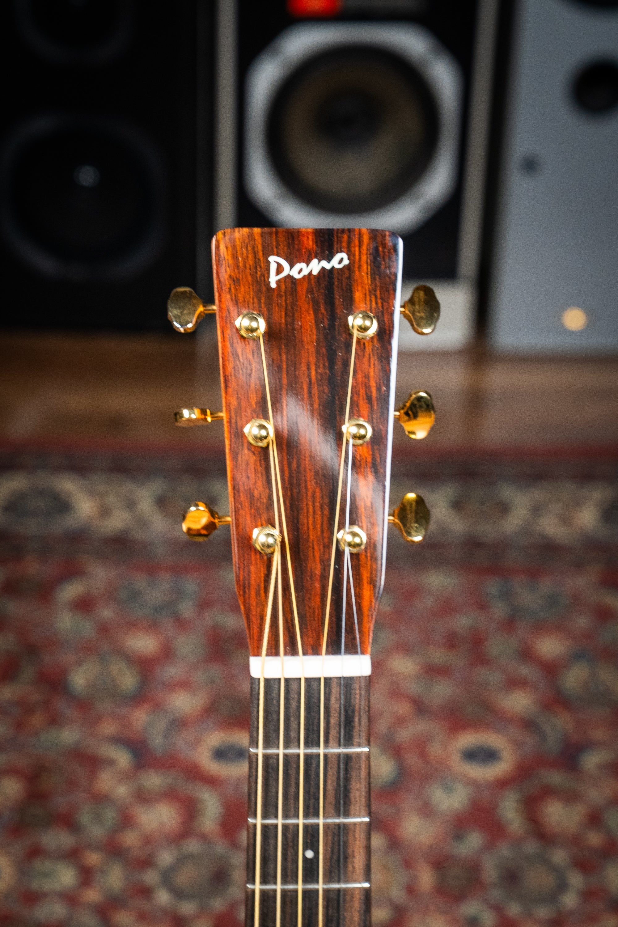 Pono UL-6C Parlour Guitar - Cedar