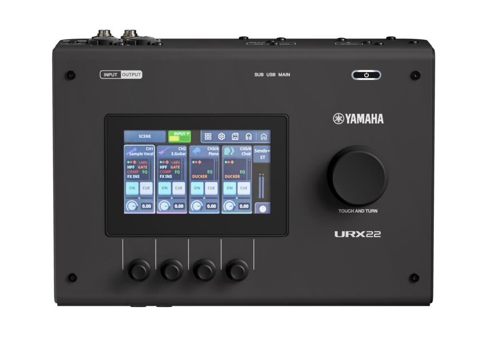 Yamaha URX22 Audio Interface / Mixerface - Black