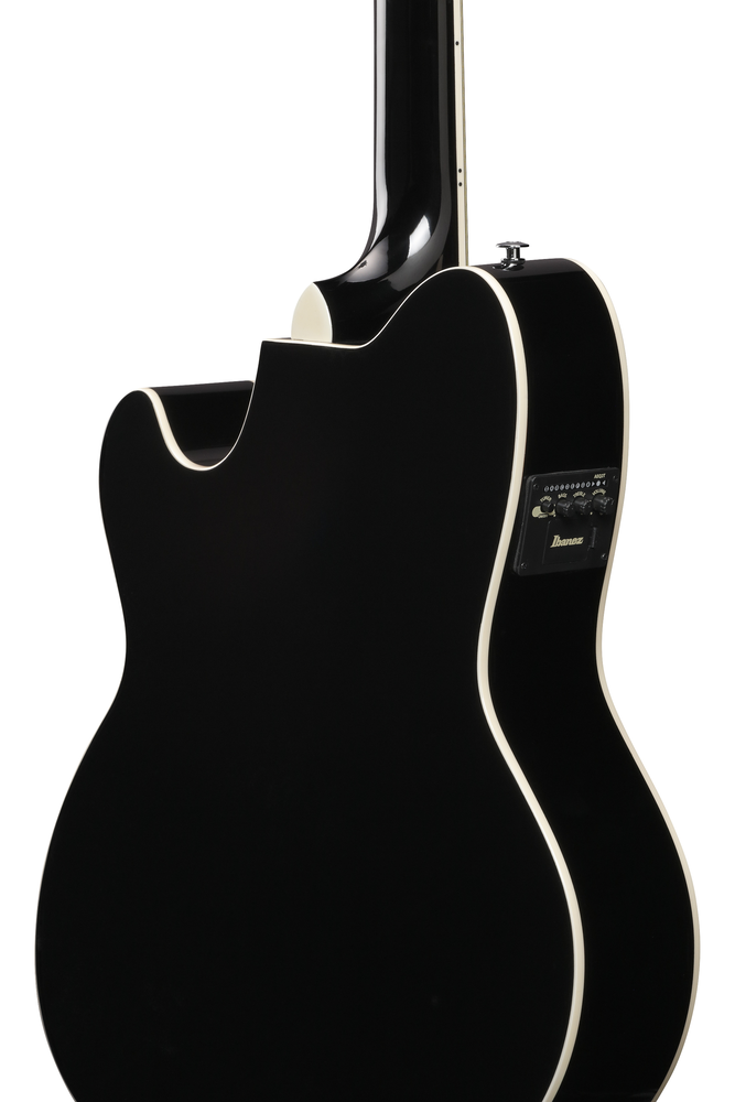 Ibanez TCY10PA Acoustic Guitar - Transparent Brown Black Burst High Gloss