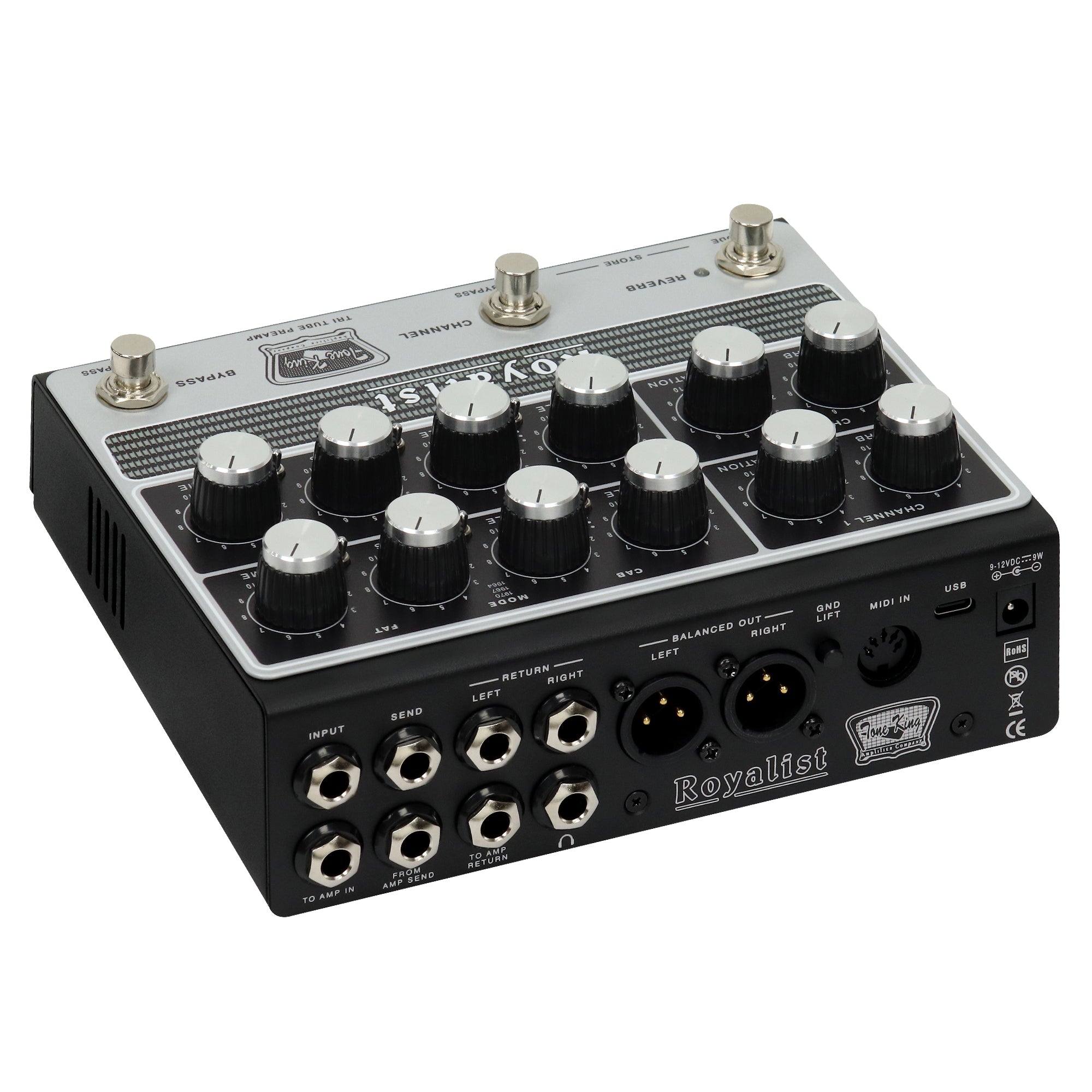 Tone King Royalist Tri-Tube Preamp Pedal