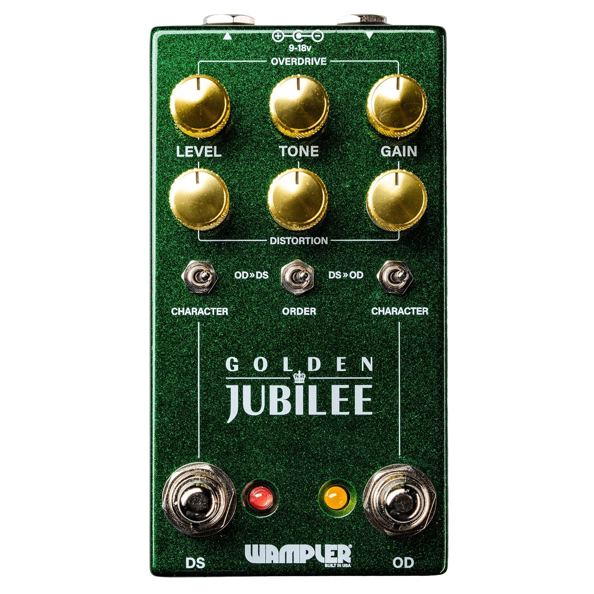 Wampler Golden Jubilee Dual Overdrive / Distortion Pedal