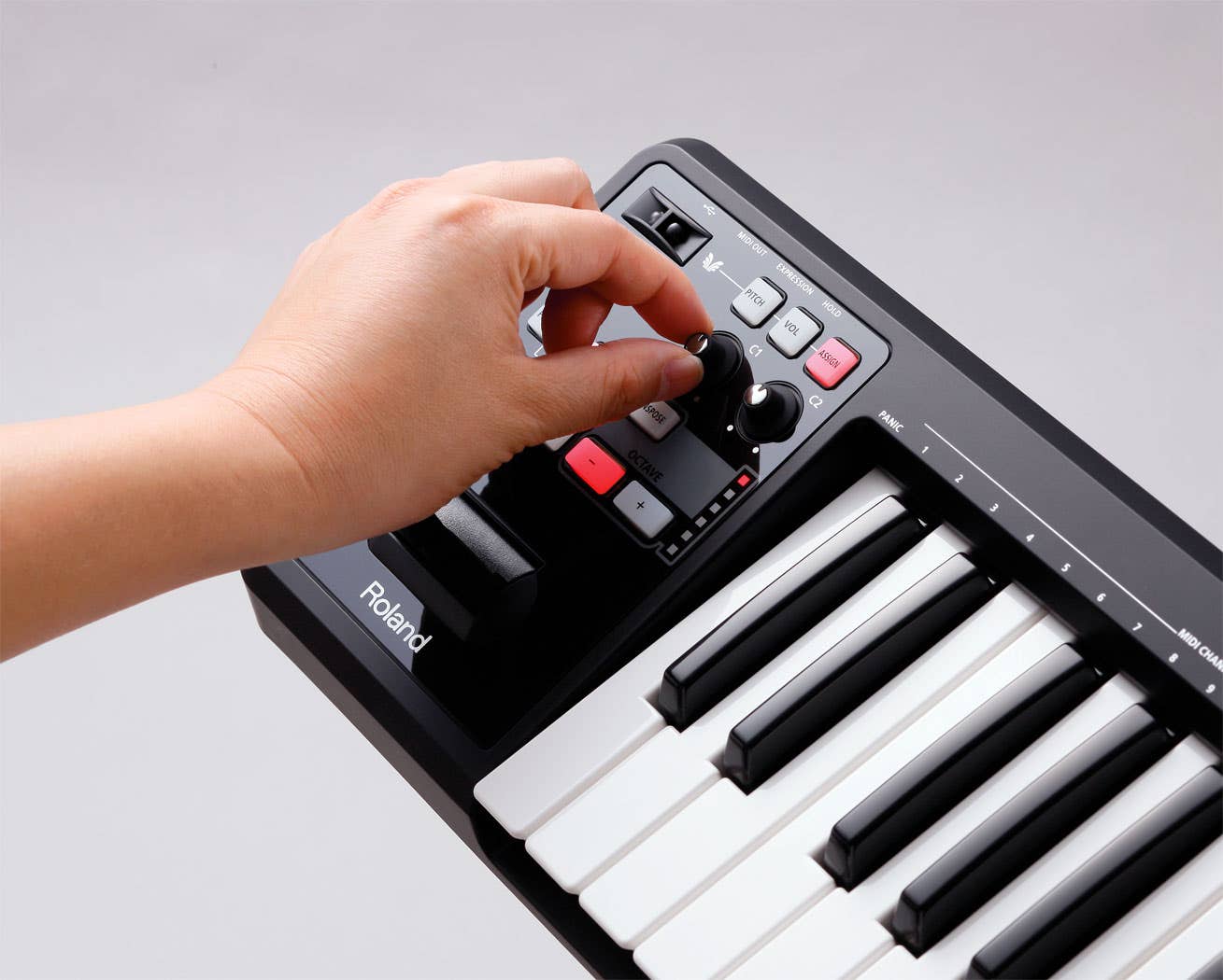 Roland A49 MIDI Keyboard Controller - Black (A-49BK)