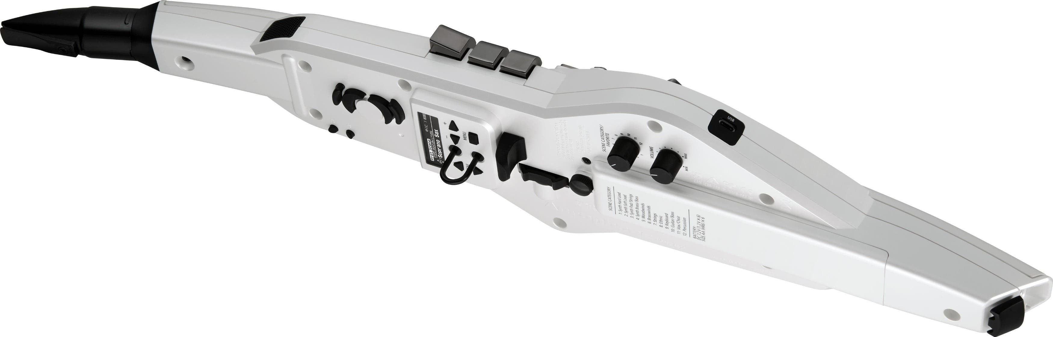 Roland AE-20W Aerophone Digital Wind Instrument - Pearl White