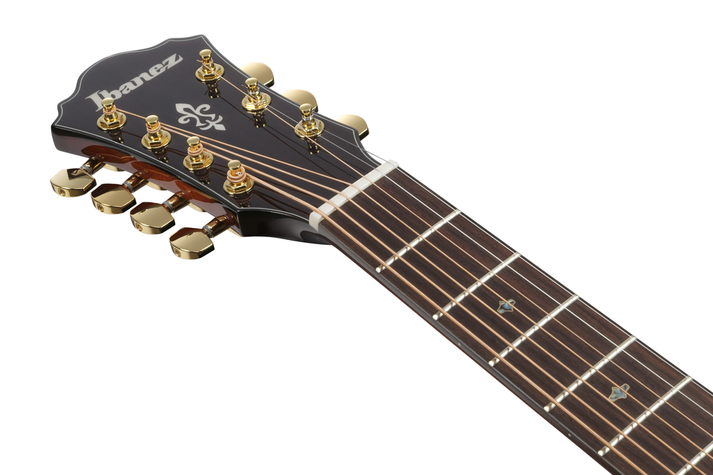 Ibanez AE3007FMH 7 String Acoustic Guitar - Tobacco Edge Burst High Gloss