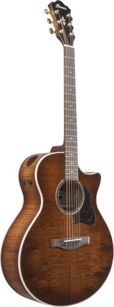Ibanez AE340FMHMHS Electric Acoustic Guitar - Mahogany Sunburst High Gloss