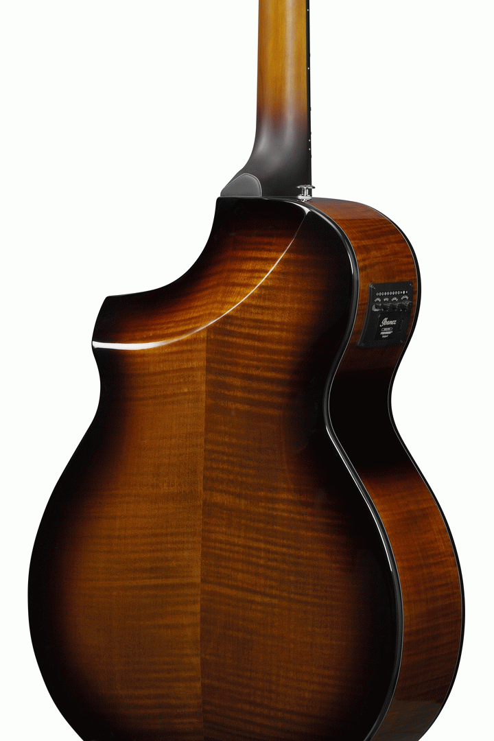 Ibanez AEWC400 Acoustic Guitar - Amber Sunburst High Gloss