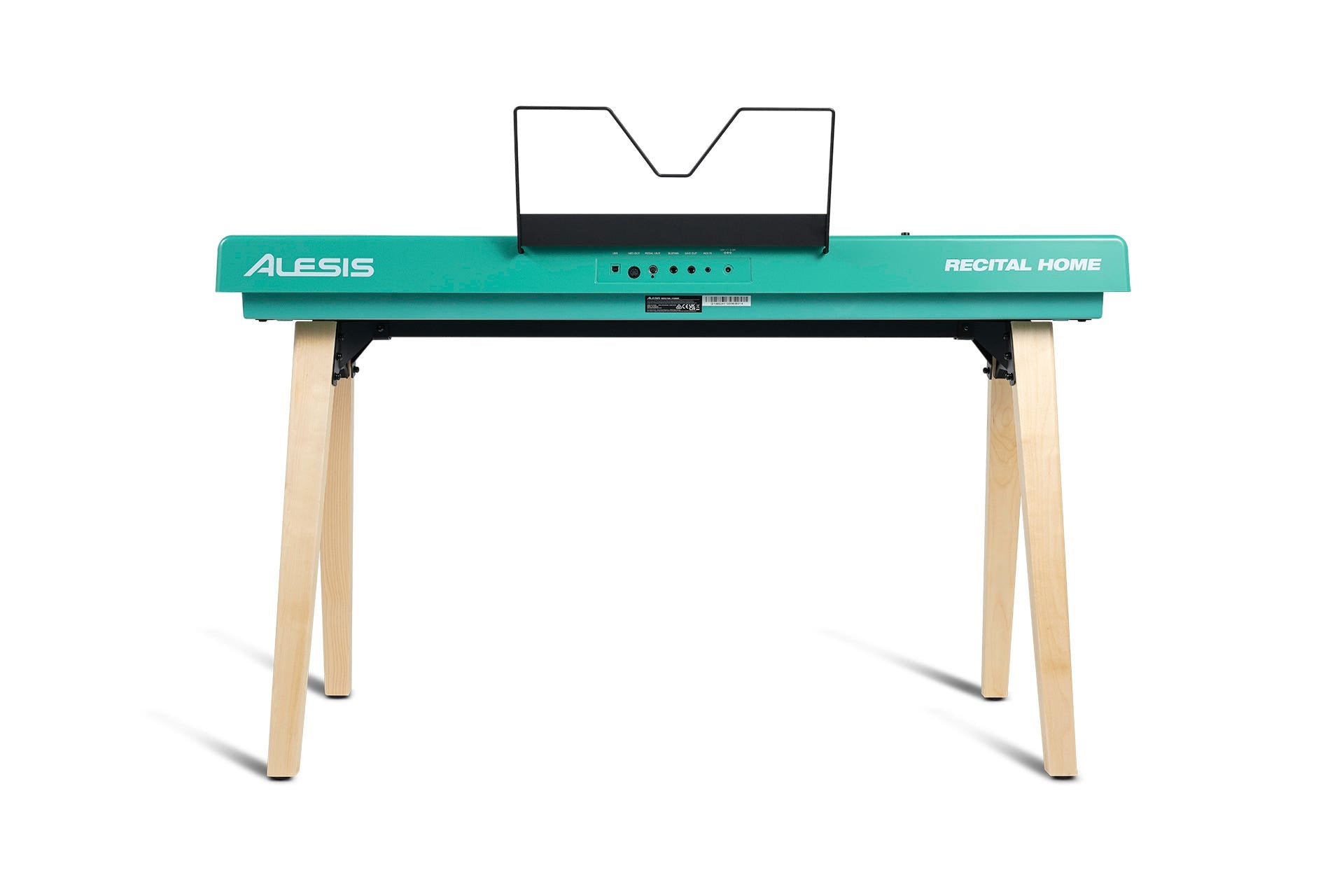 Alesis RECITALHOME 88-Key Contemporary Digital Piano w/Wood Stand - Turquoise