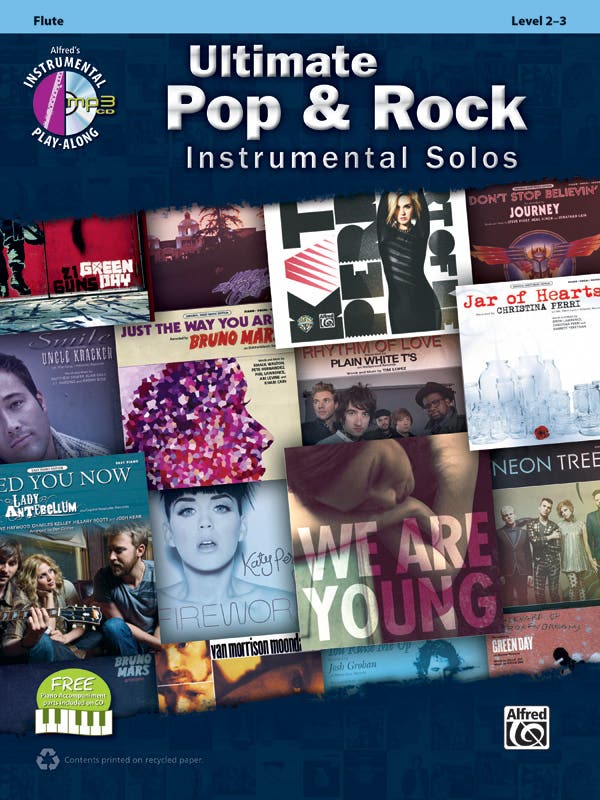 Ultimate Pop & Rock Instrumental Solos Fl Bk/Cd