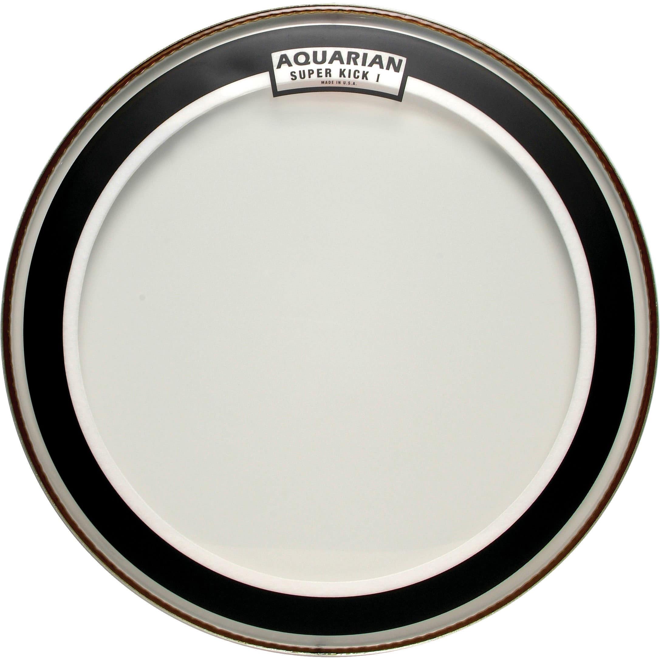 Aquarian 18 Inch Bass Drum Head Clear Single Ply Ski18 Super-Kick I