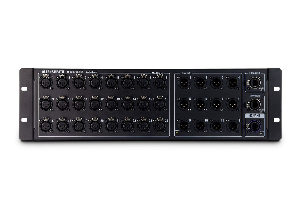 Allen and Heath AR2412 AudioRack/Stage Box 24XLR in/12 XLR out