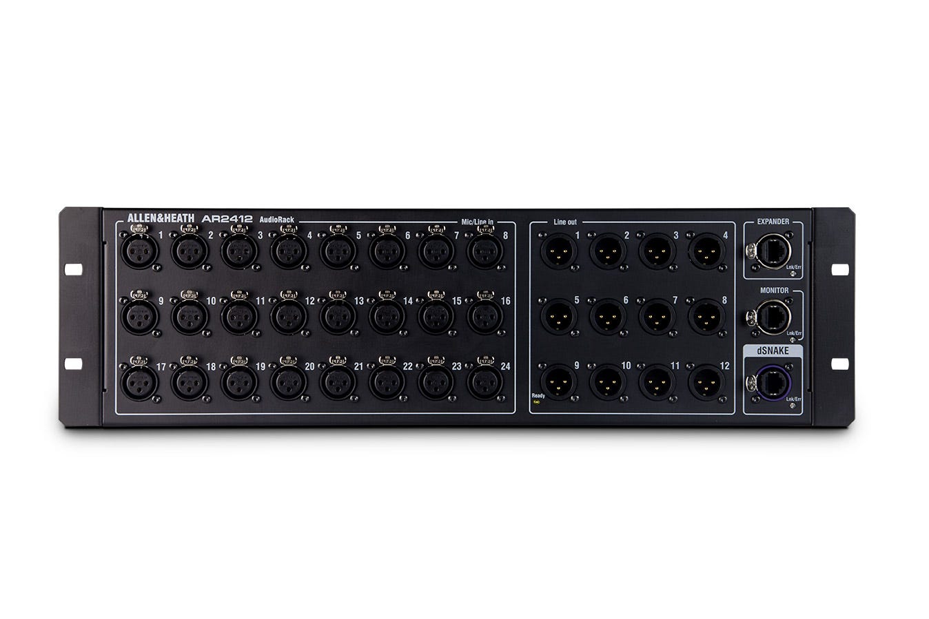 Allen and Heath AR2412 AudioRack/Stage Box 24XLR in/12 XLR out