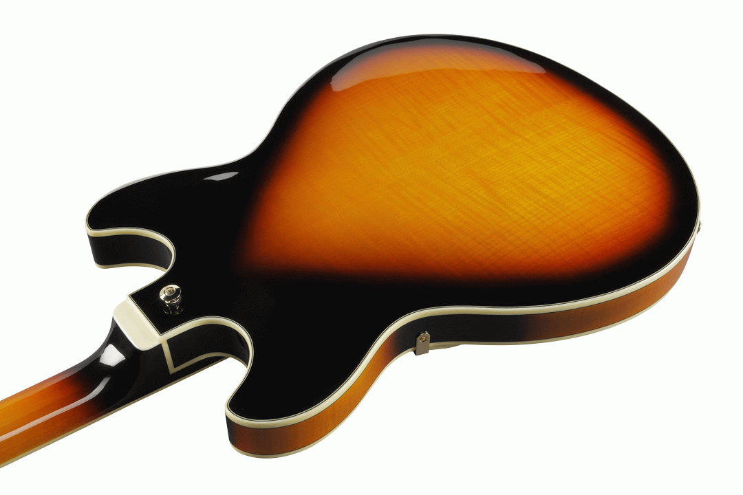 Ibanez AS113 BS Electric Guitar w/Case - Brown Sunburst