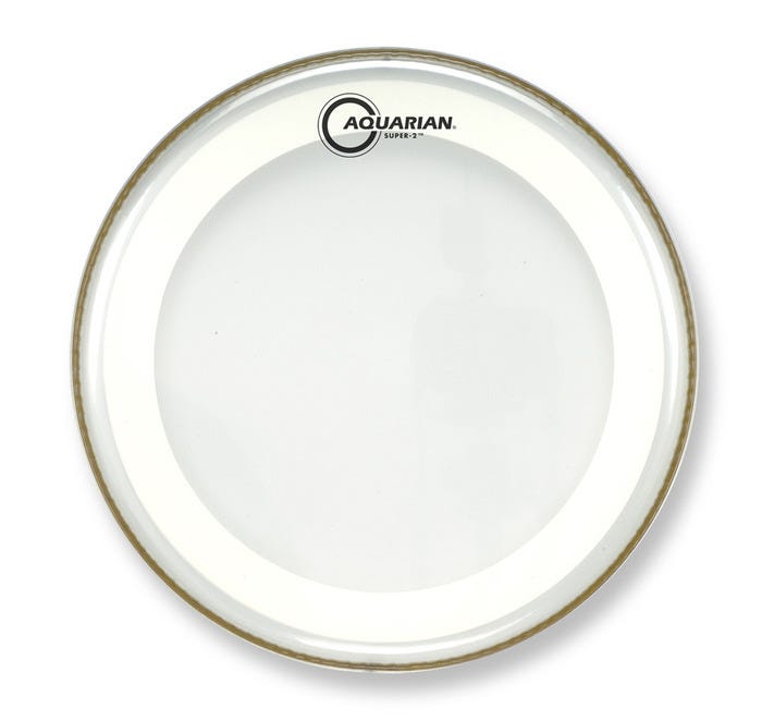 Aquarian MRS2-10 10" Drum Head - Clear w/Studio-X Ring