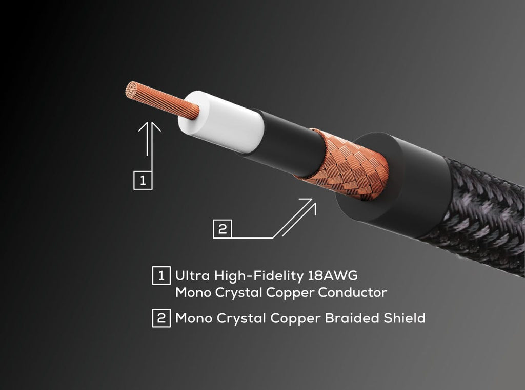 Boss BIC-P10A Premium Instrument Cable - 10ft (Straight - Angled)