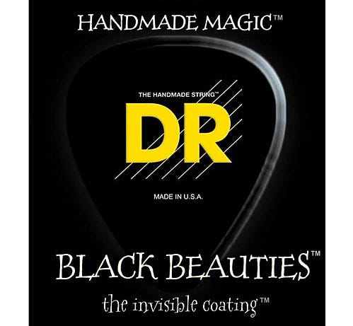 DR Strings 'Black Beauties' Coated Electric Set - 11-50