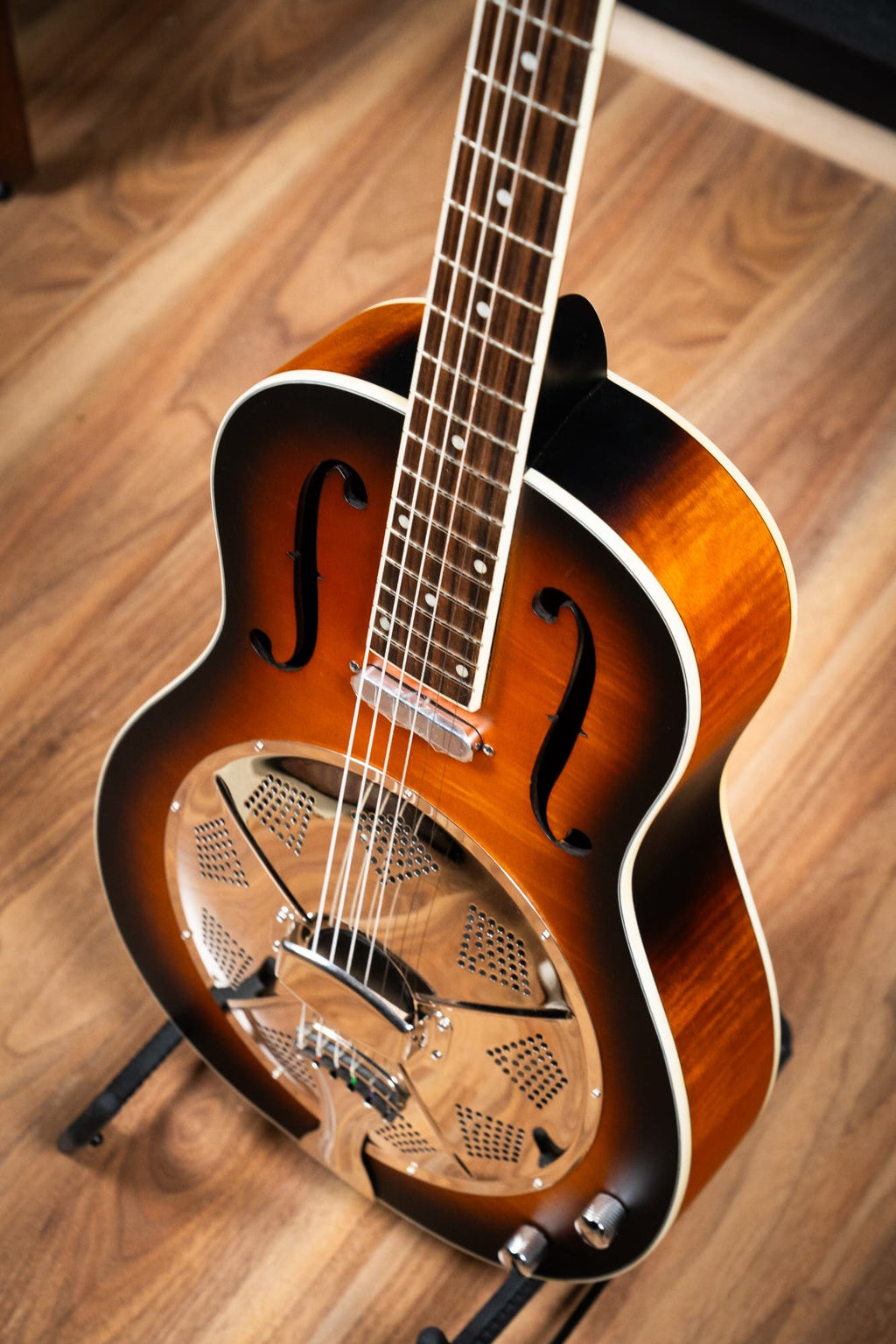 Bourbon Street Single Cone 12 Fret Resonator - Sunburst (BSR-1C12-W)