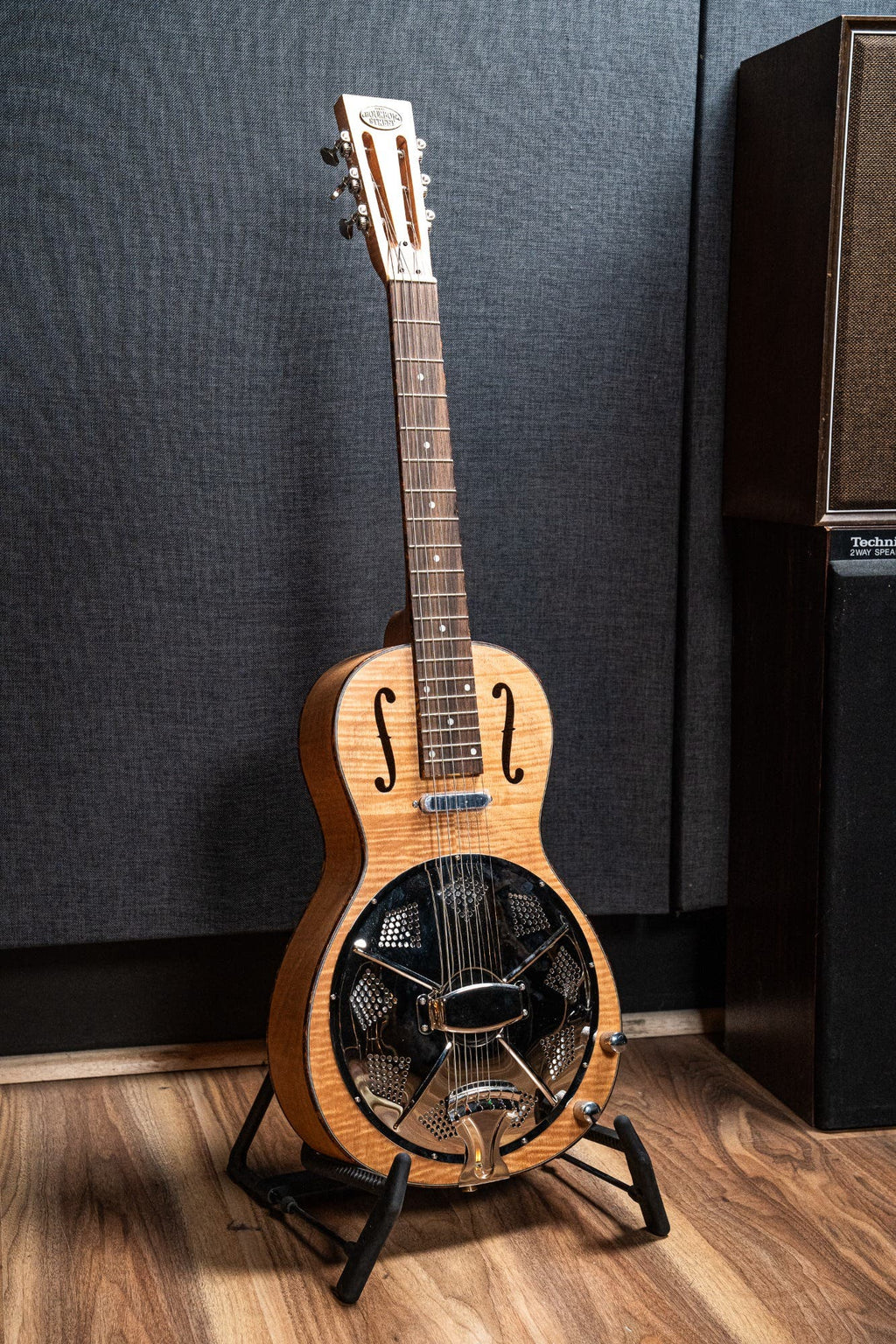 Bourbon Street Single Cone Parlour Size Resonator (BSR-P1C-W)