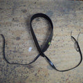 Colonial Leather Padded Banjo Cradle Strap - Black