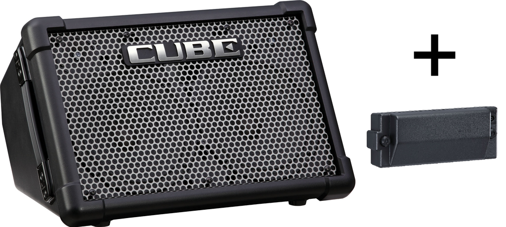 Roland Cube Street EX + BTY-NIMH/A Rechargeable Battery Bundle