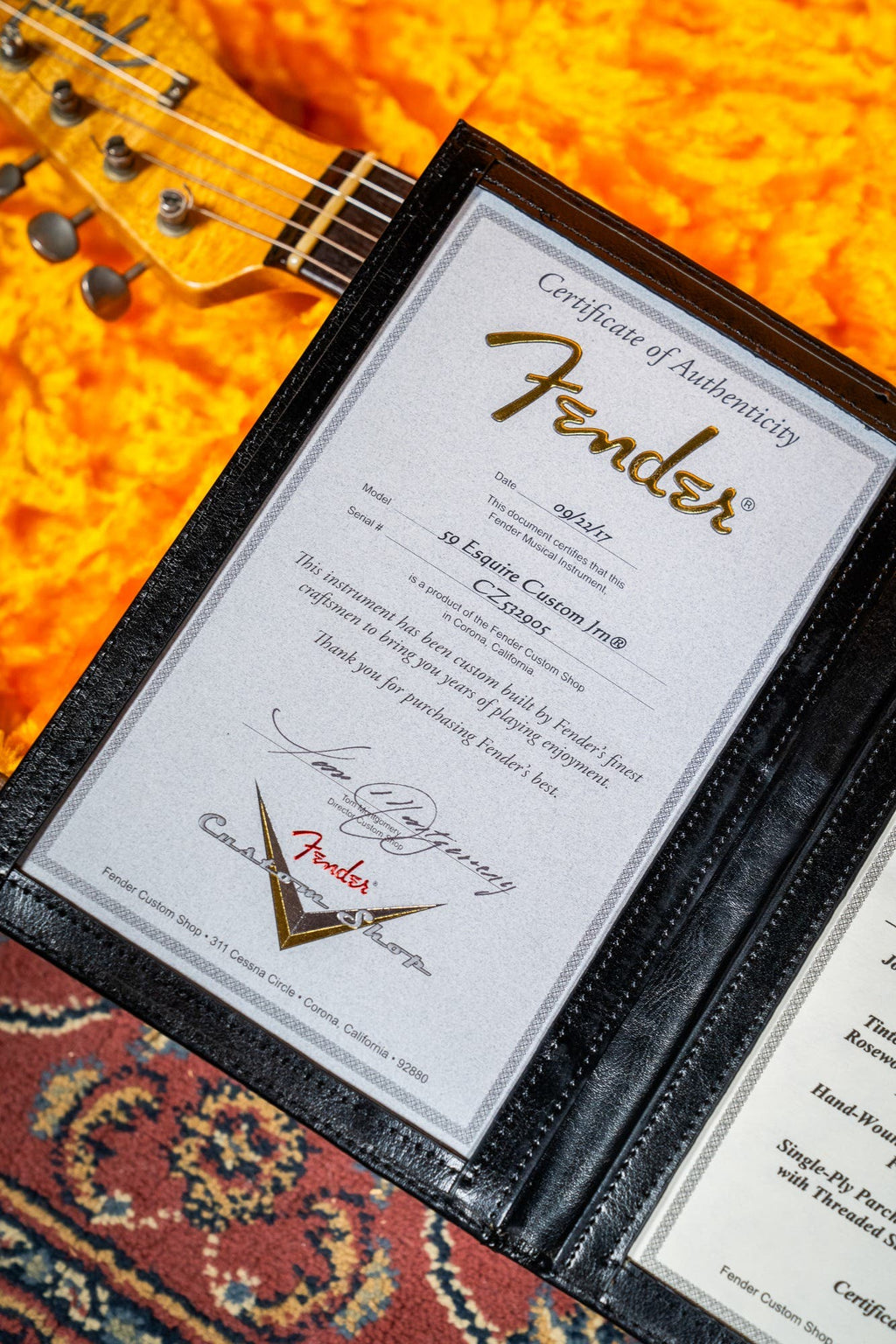 Fender 59 Esquire Custom Journeyman Relic - Aged Shoreline Gold - Pre-Owned (2018 Collection Custom Build for NAMM show 2017)